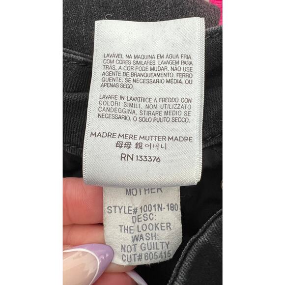 MOTHER The Looker Not Guilty - Black - Size 25 - Picture 7 of 9